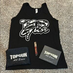 Top Gun All Stars Black Tank Top